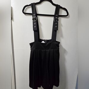 NWT Forever 21 Black Skirt with Silver Buckle